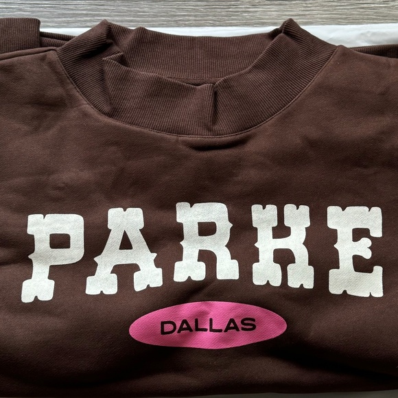 PARKE Dallas Signature Mockneck NWT - Picture 1 of 7